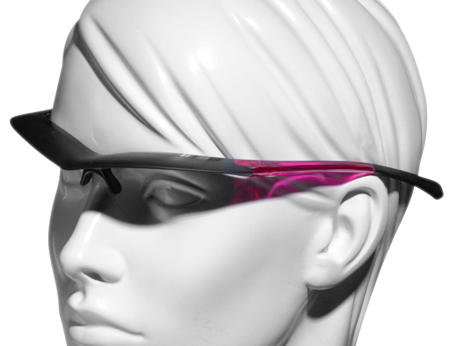 Transparent Fuchsia / Charcoal