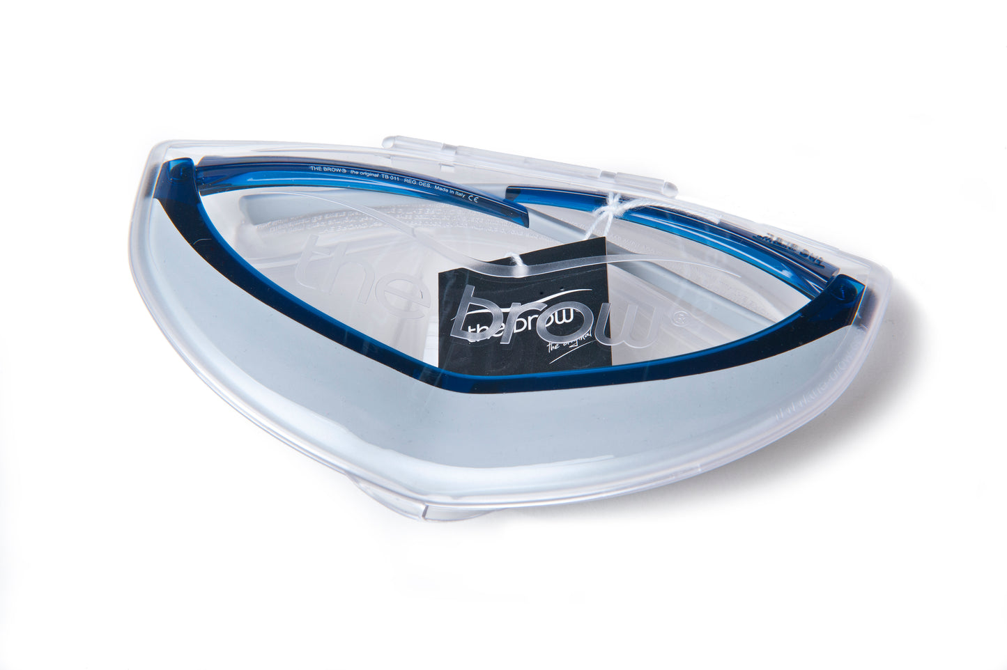 Transparent Azur Blue / Light Grey